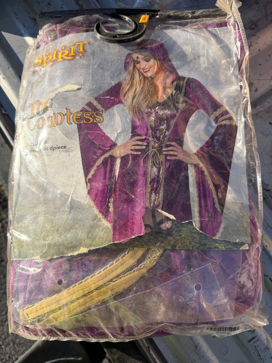 Spirt costume for adults countess purple dress new Halloween party’s…