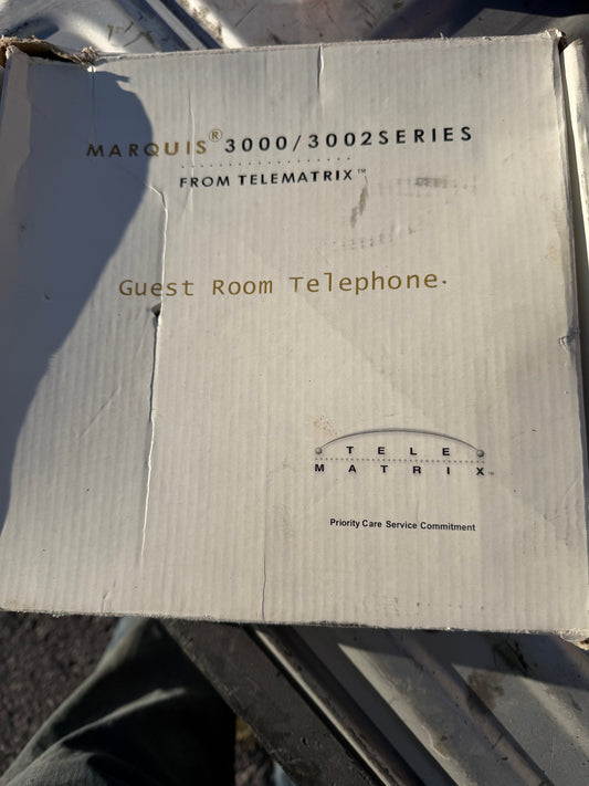 Telamatrix co. Marquis series 3000 Telephone corded hotel guest room phone or home …