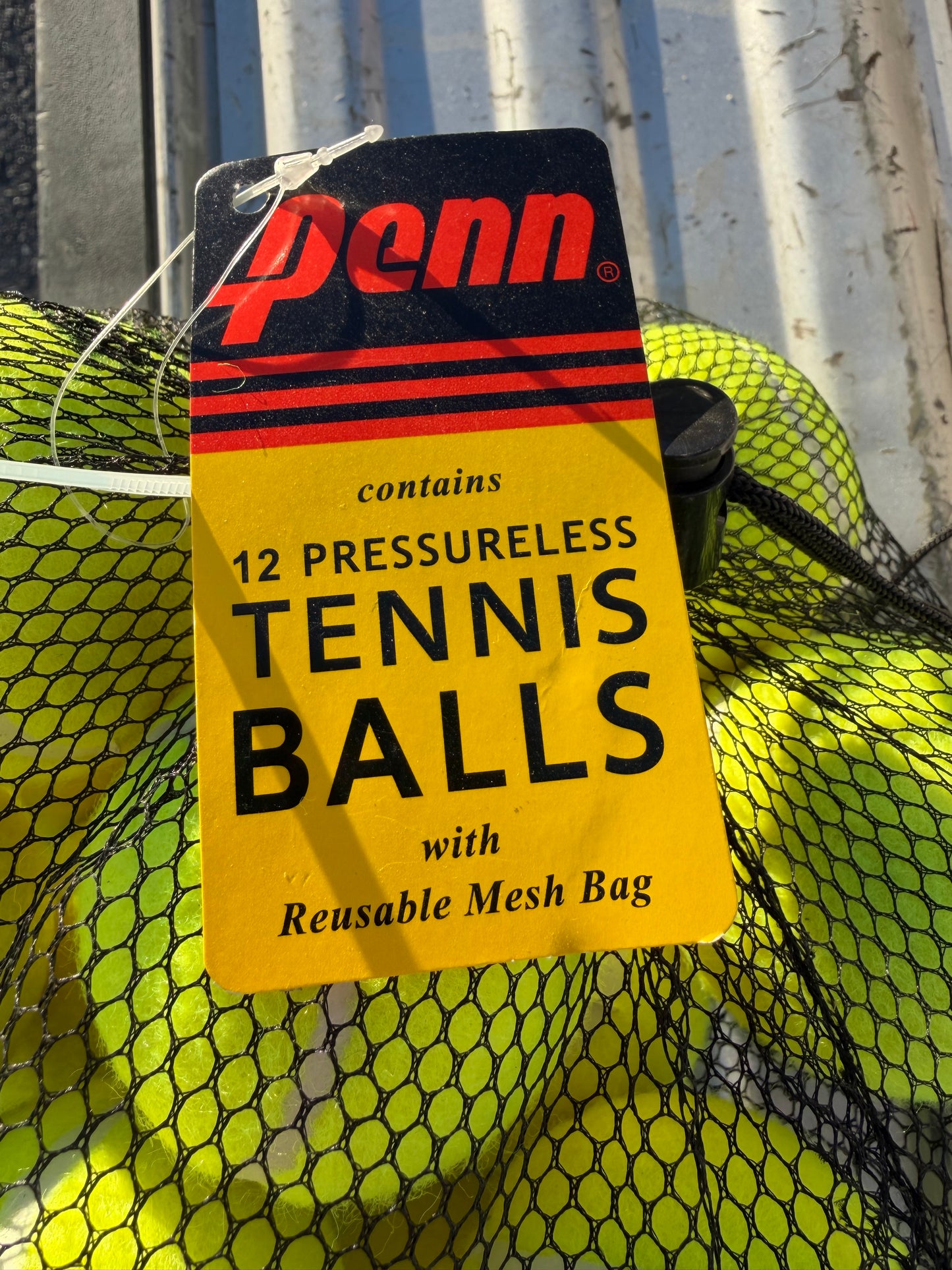 Penn tennis balls new in reusable mesh bag 12 balls …