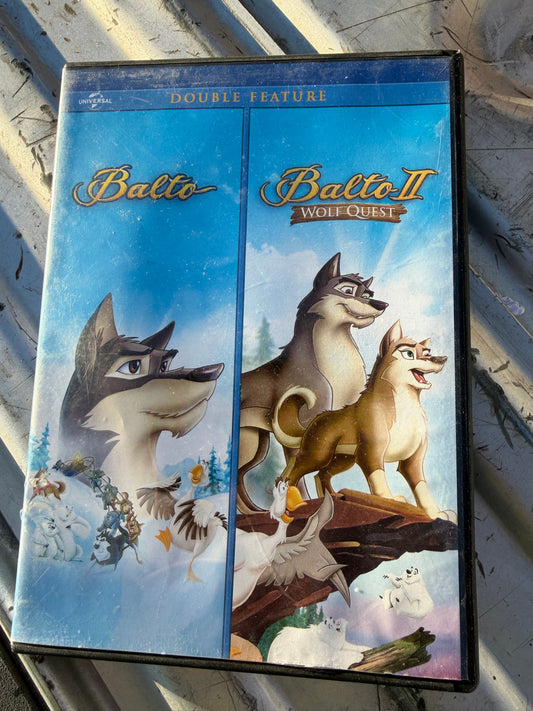 DVD Balto and Balto 2 wolf’s quest animation cartoon both-movies rated G used …