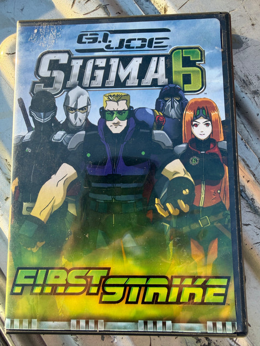 DVD GI Joe Sigma 6 the First Strike rated G animation cartoon used …