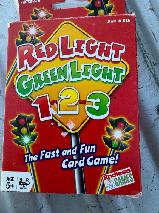 Red Light Green Light card game ages 5 up used …