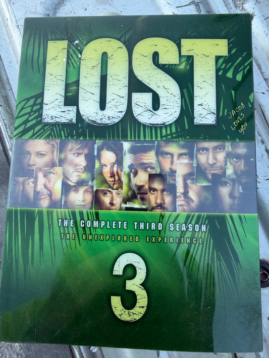 DVD series Lost complete season three tv show used…