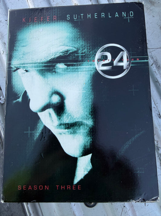 DVD series 24 with Kiefer Sutherland complete episodes season 3 tv show …