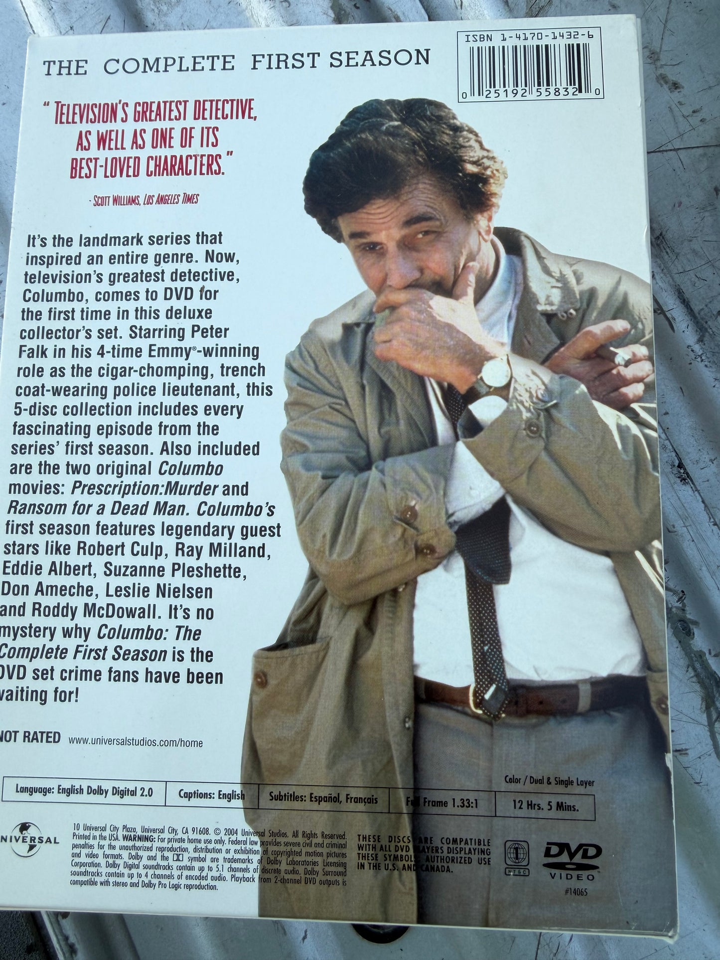 DVD series Columbo complete episodes of season one tv show used …