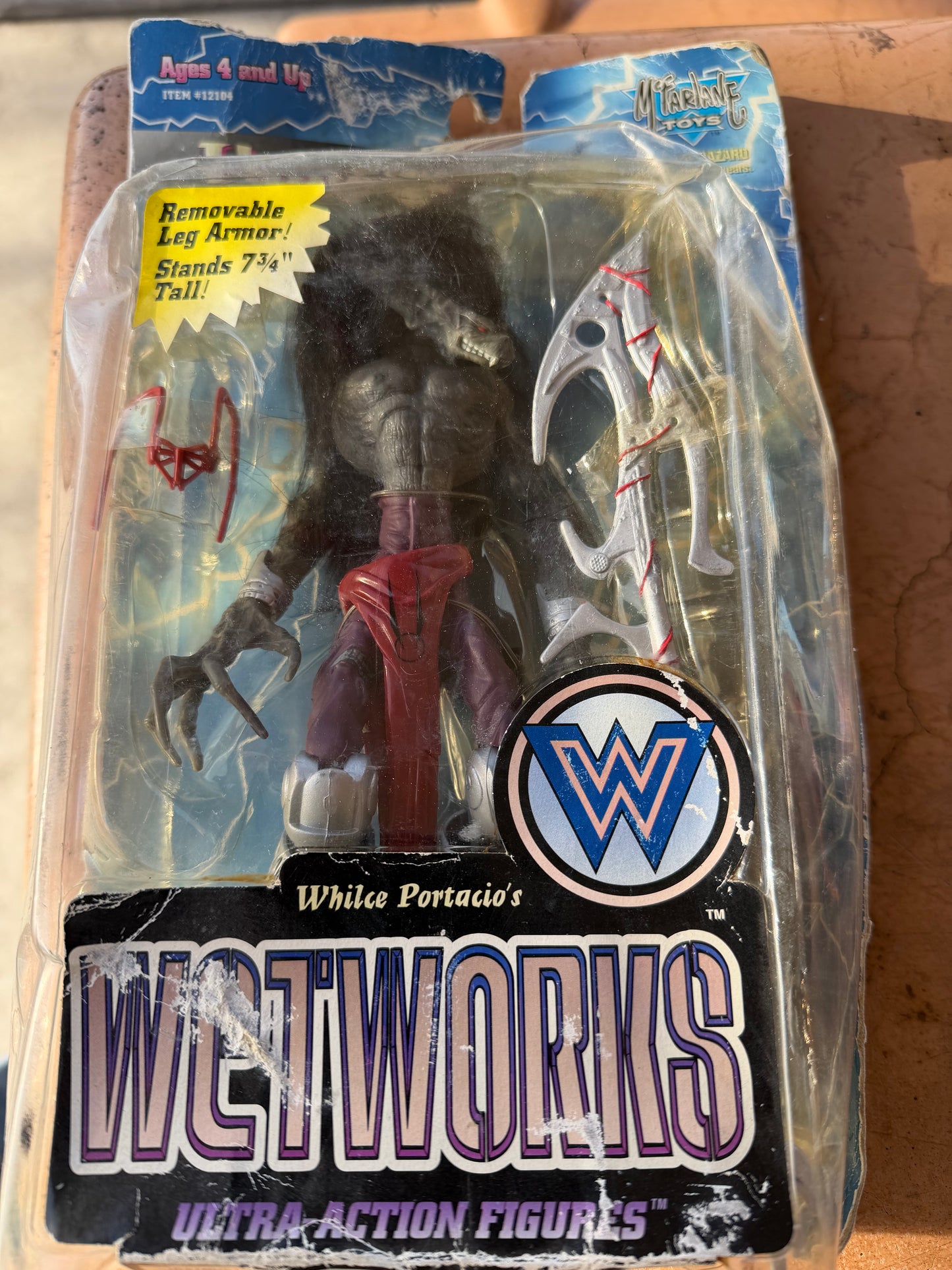 Mc Farlane Vampire wetworks the W series  figure new in packaging Rare co. 1995…