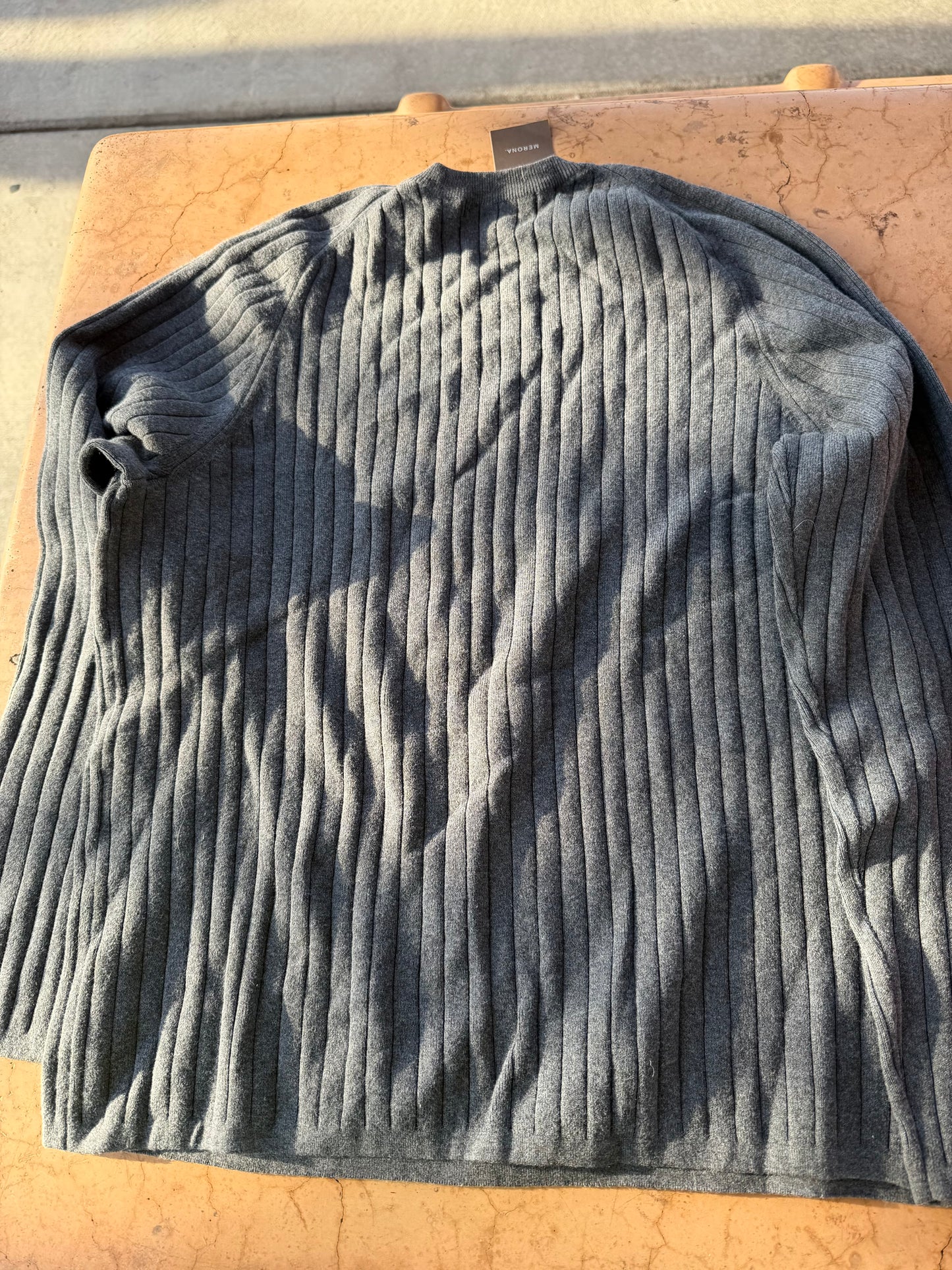 Merona clothing line New gray sweatshirt sweater cotton size Medium…