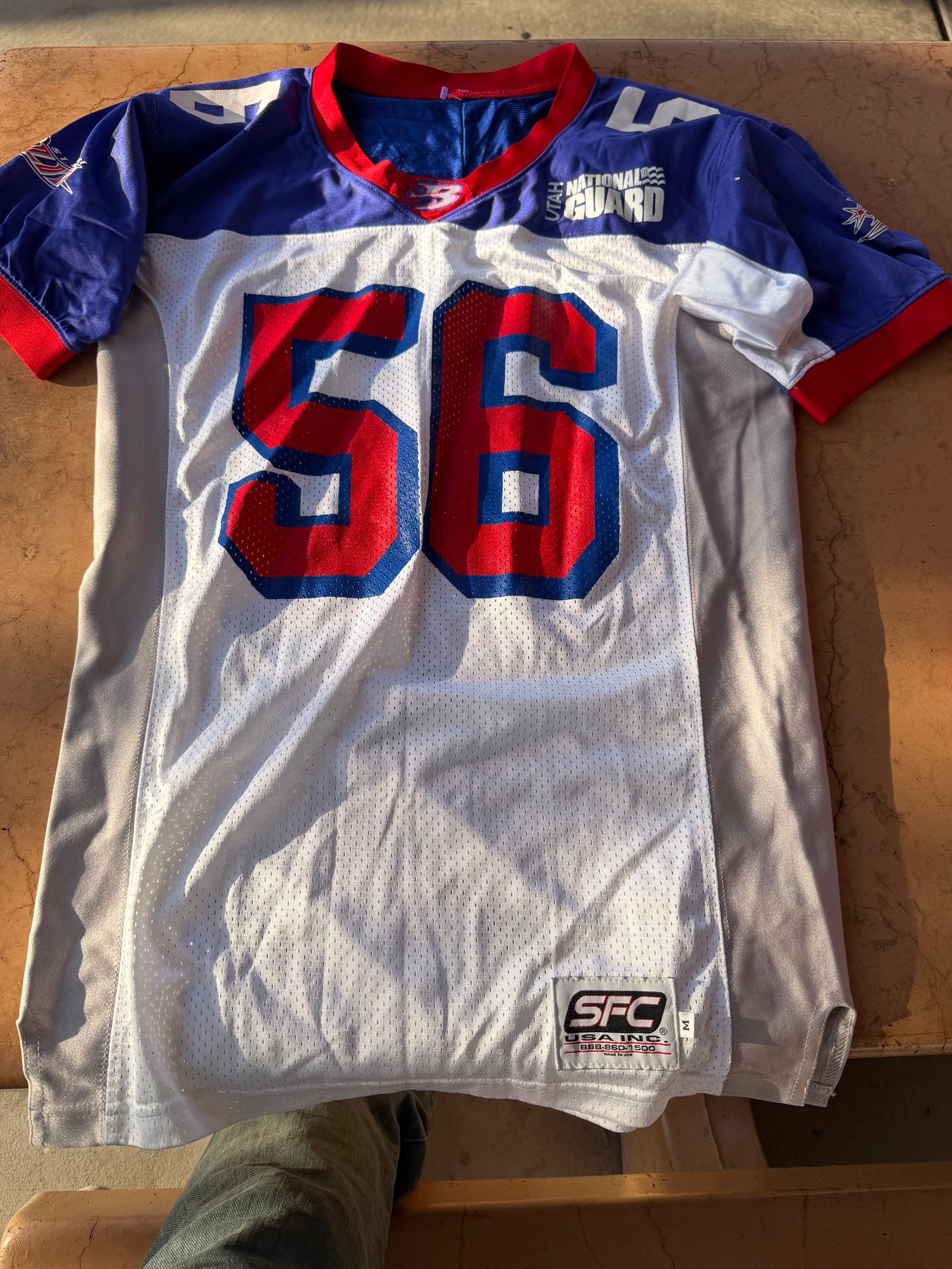 SFA USA Inc Sports jersey Utah National Guard jersey number 56 size Medium …