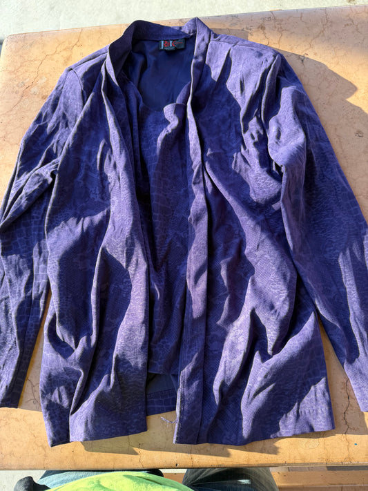 R&K Originals clothing line purple business jacket coat elegant jacket size 12…