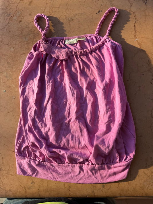 Secret Crush clothing line pink tank top size 16 …
