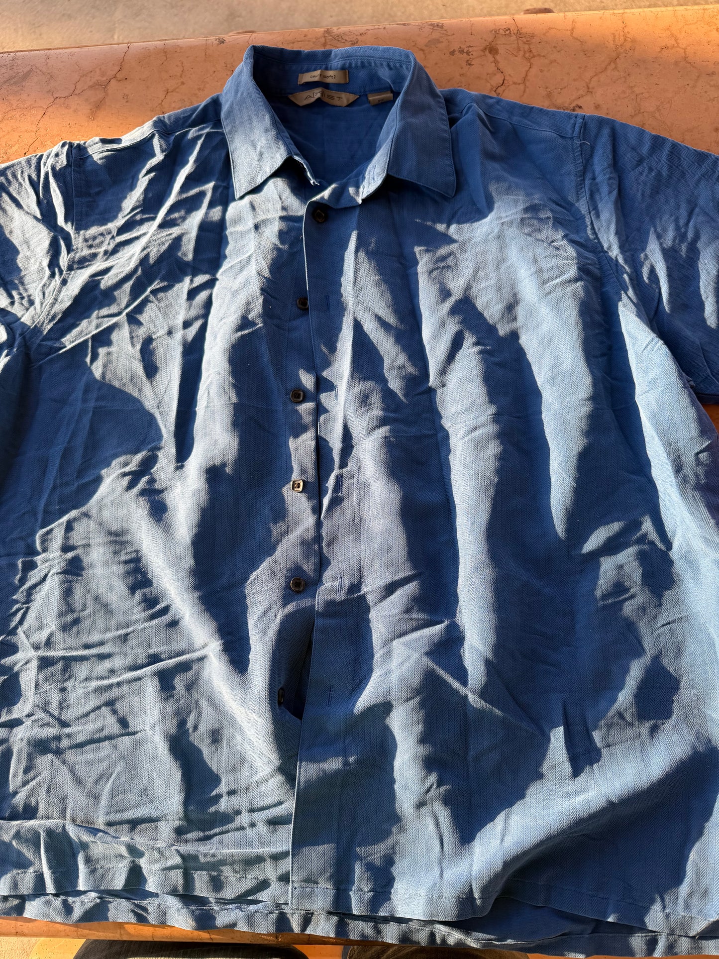Alxlist surf soft clothing line polo shirt blue size XL…