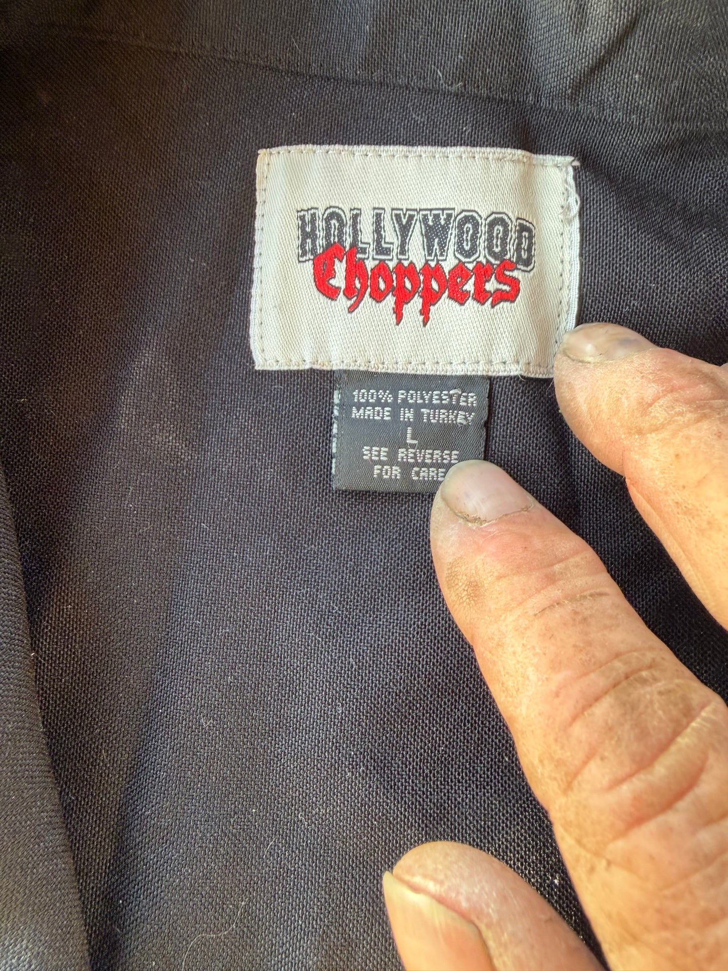 Hollywood Choppers original button down shirts 2009 Laughlin river run. Size L …