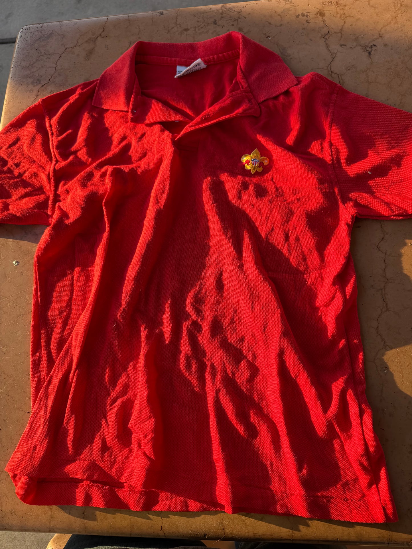 Great American Originals red Scout leader polo shirt size Medium…