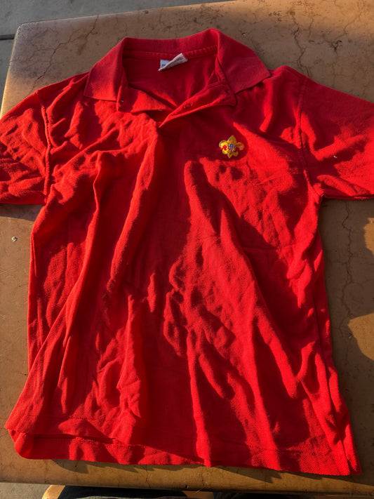 Great American Originals red Scout leader polo shirt size Medium…