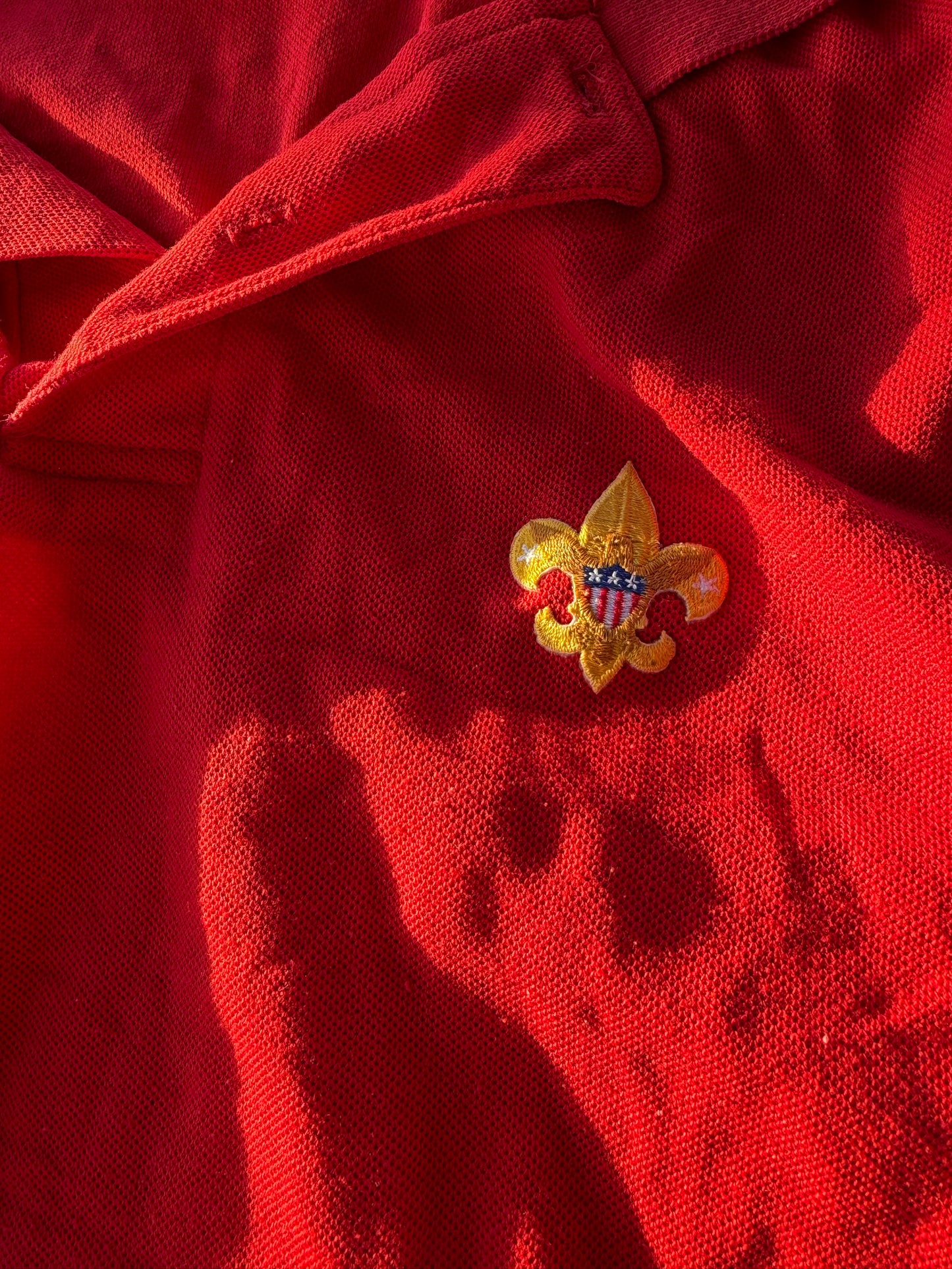 Great American Originals red Scout leader polo shirt size Medium…