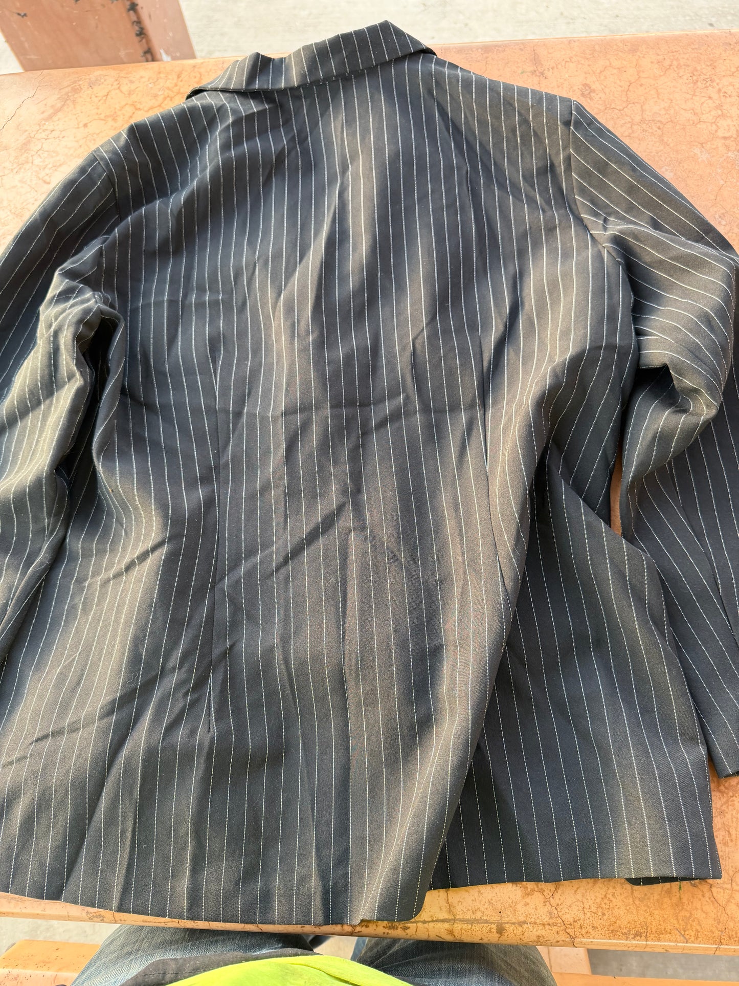Helen Blake clothing line business jacket black size 18 button up…