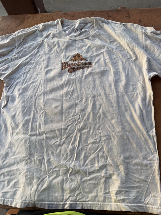 West Coast Choppers tee shirt white size XL used …