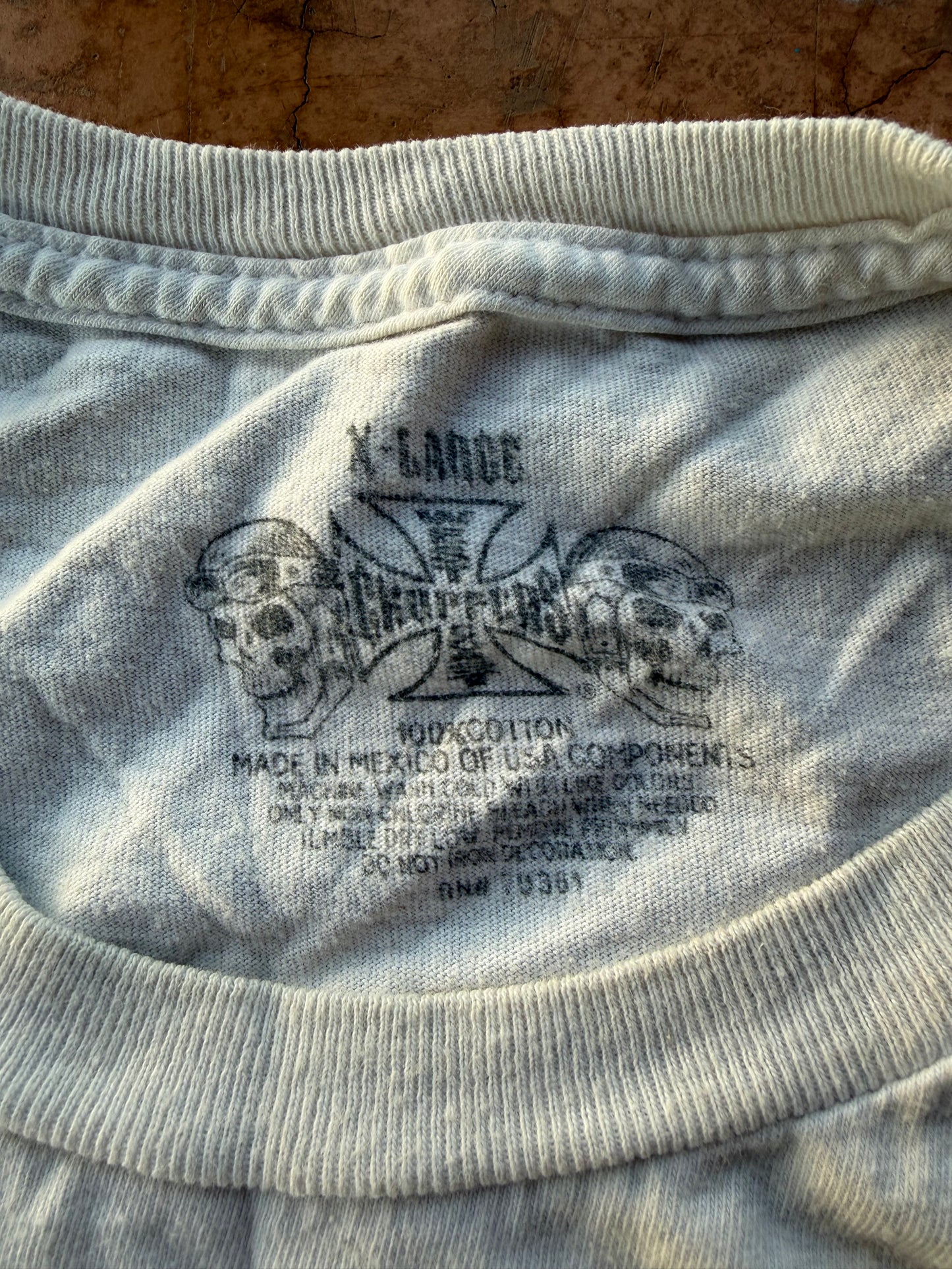 West Coast Choppers tee shirt white size XL used …