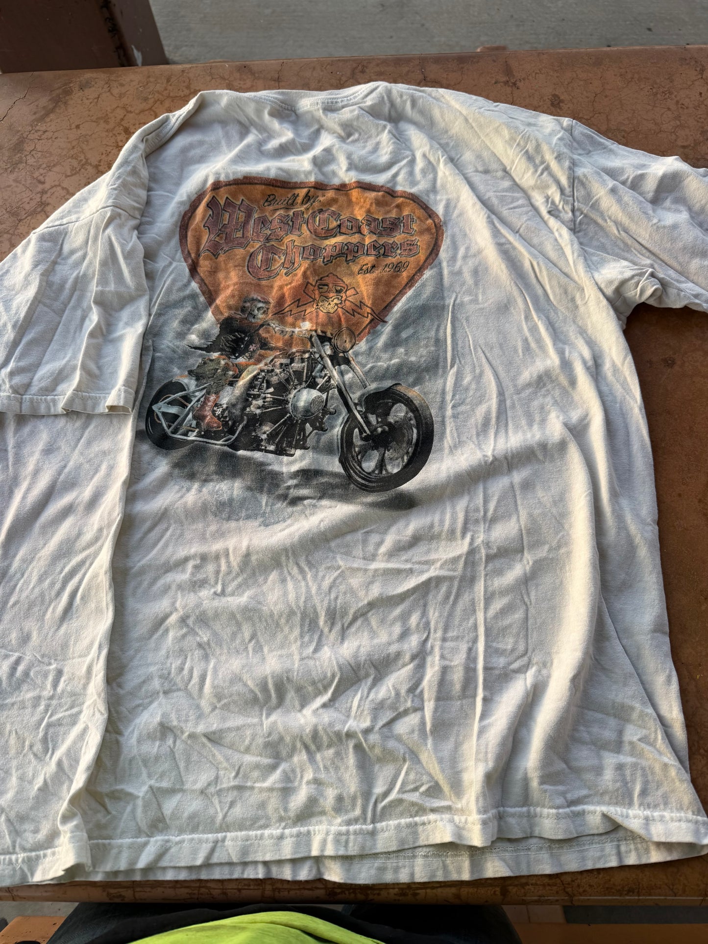 West Coast Choppers tee shirt white size XL used …