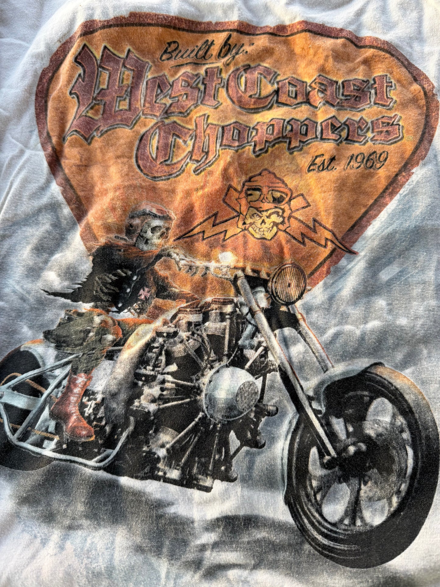 West Coast Choppers tee shirt white size XL used …
