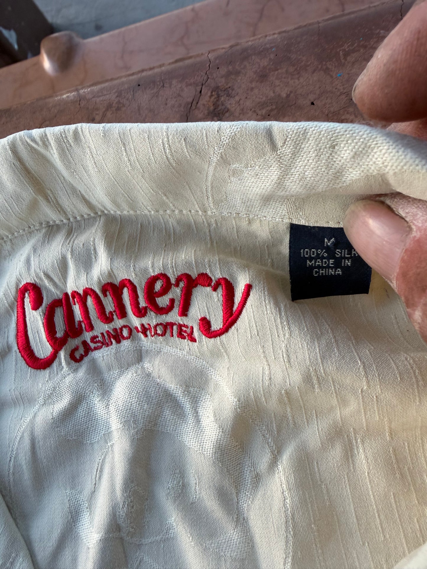Cannery hotel Casino button down shirt logo on it …