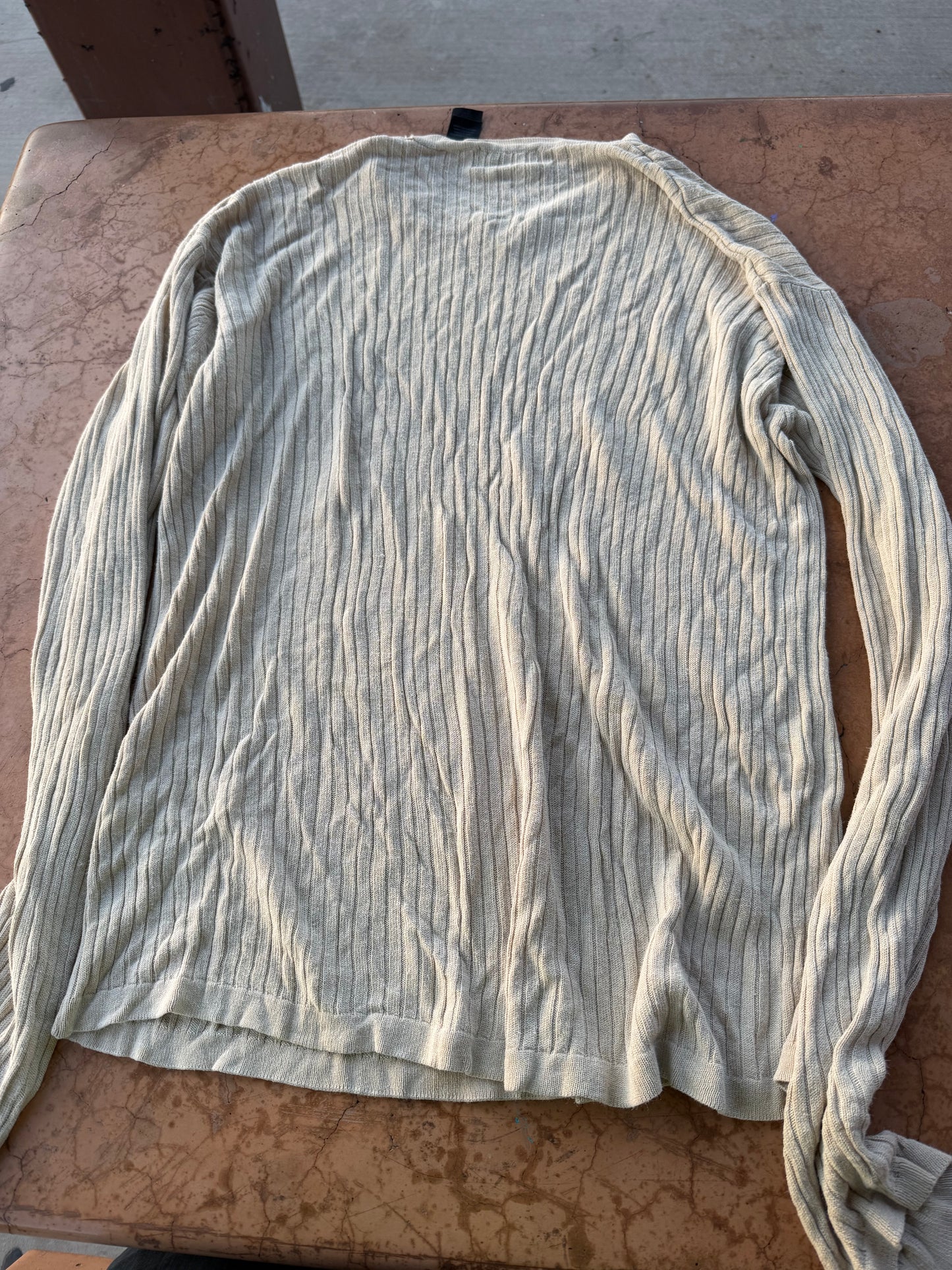 Claiborne clothing line sweater light size Large tan color long sleeve pullover…