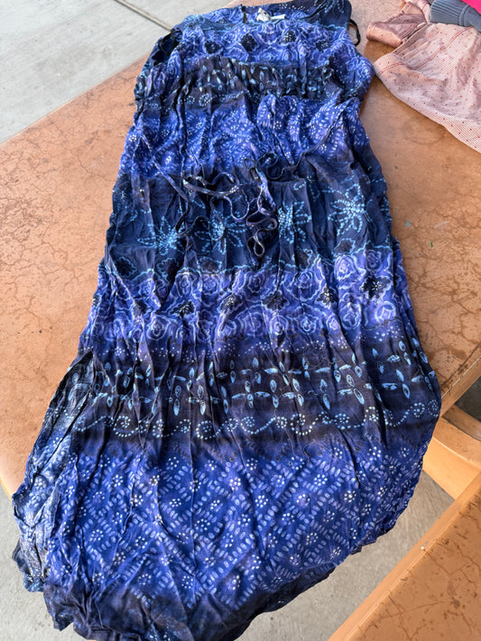 DBY ltd. Clothing company ladies blue dress night out dress full length strap sleeveless used size XL…