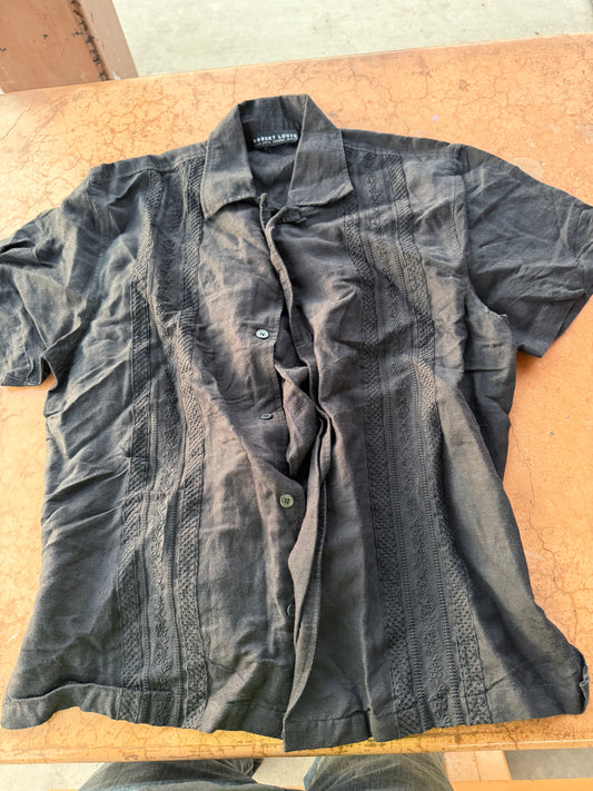 Robert Louis  clothing line button down shirt size Large …