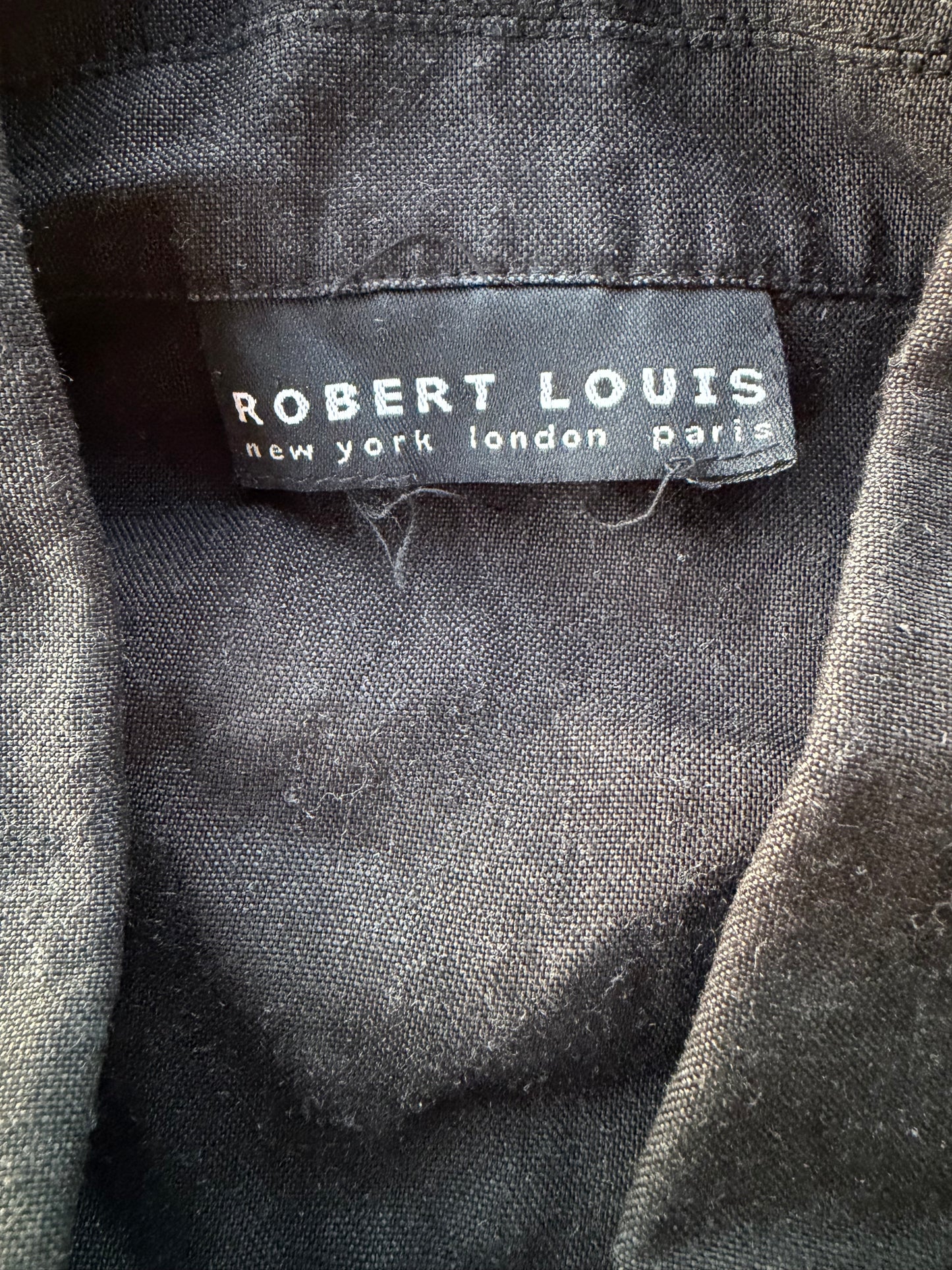 Robert Louis  clothing line button down shirt size Large …