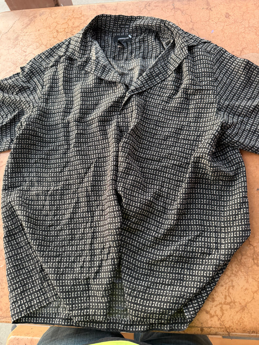 Claiborne silk men’s dress up-shirt button down…