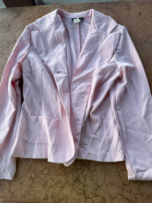 Donutz Inc woman’s suit jacket coat size 9  light pink color …