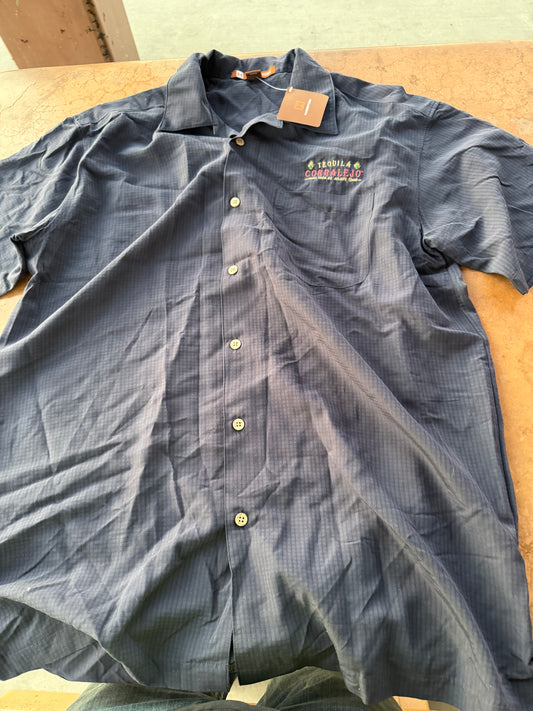 Harriton  men’s button down shirt size L dress up shirt…