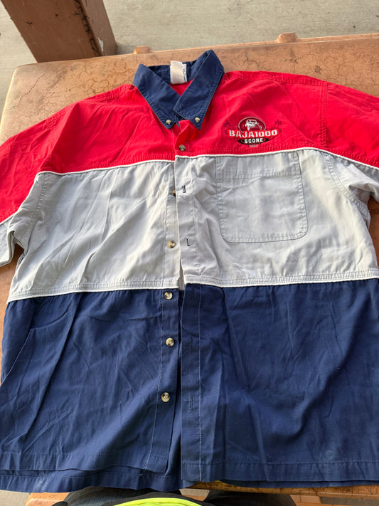 Score Official off Road Race Wear men size L tall BAJA Race shirt …