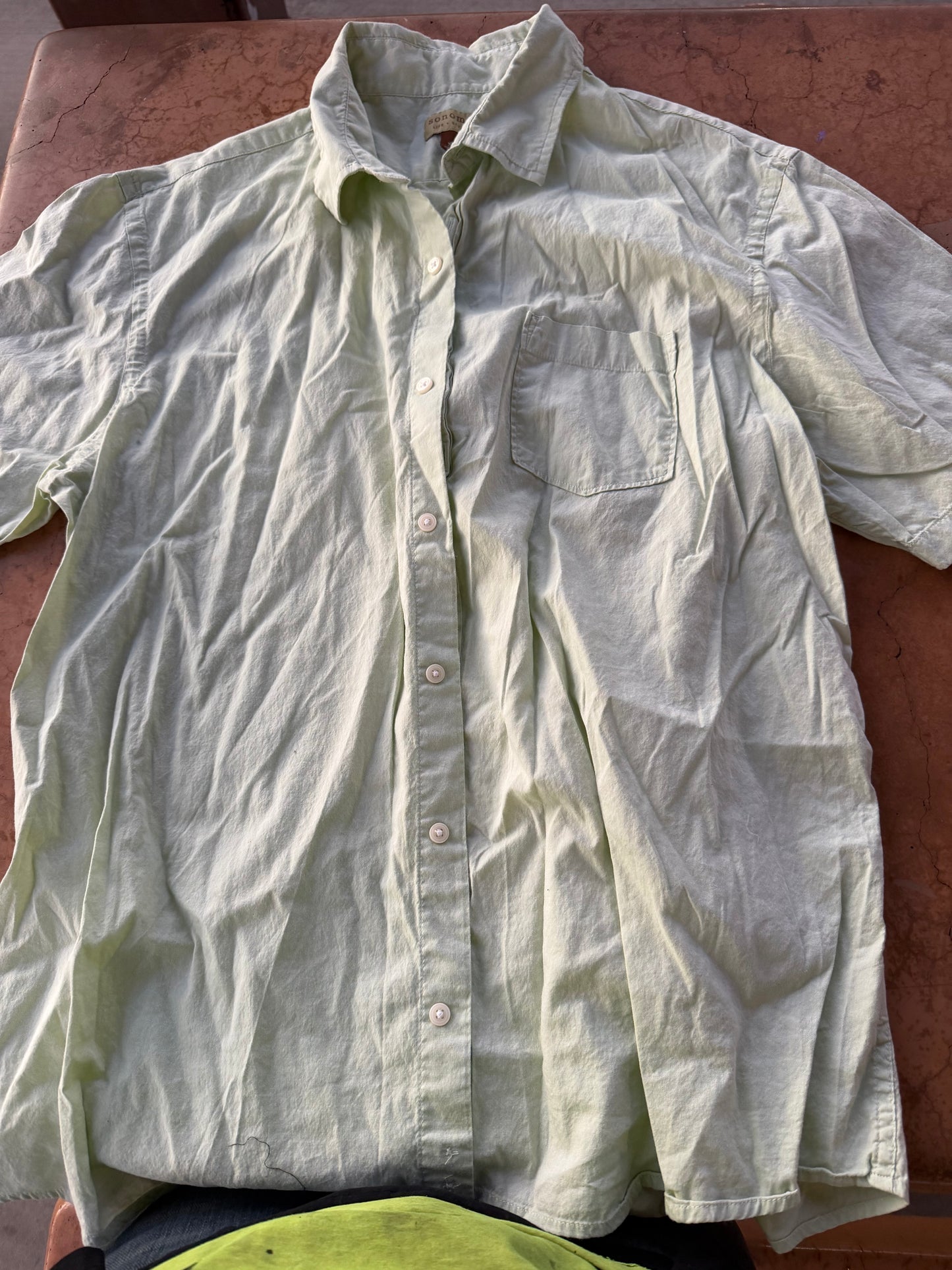 Sonoma button down shirt casual dress up shirt life +Style  men size L …