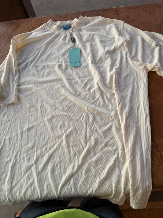 Allora dress up sweater white polyester XXXL mens …