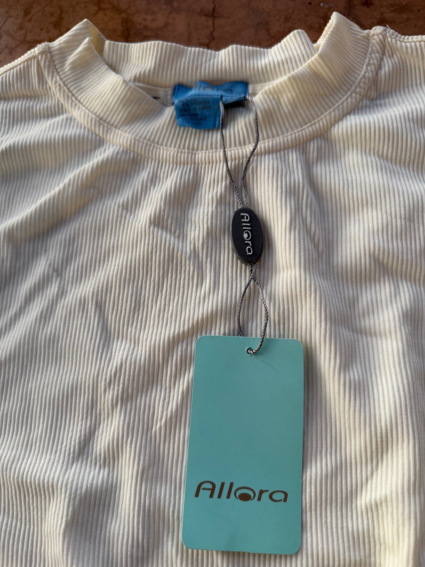 Allora dress up sweater white polyester XXXL mens …