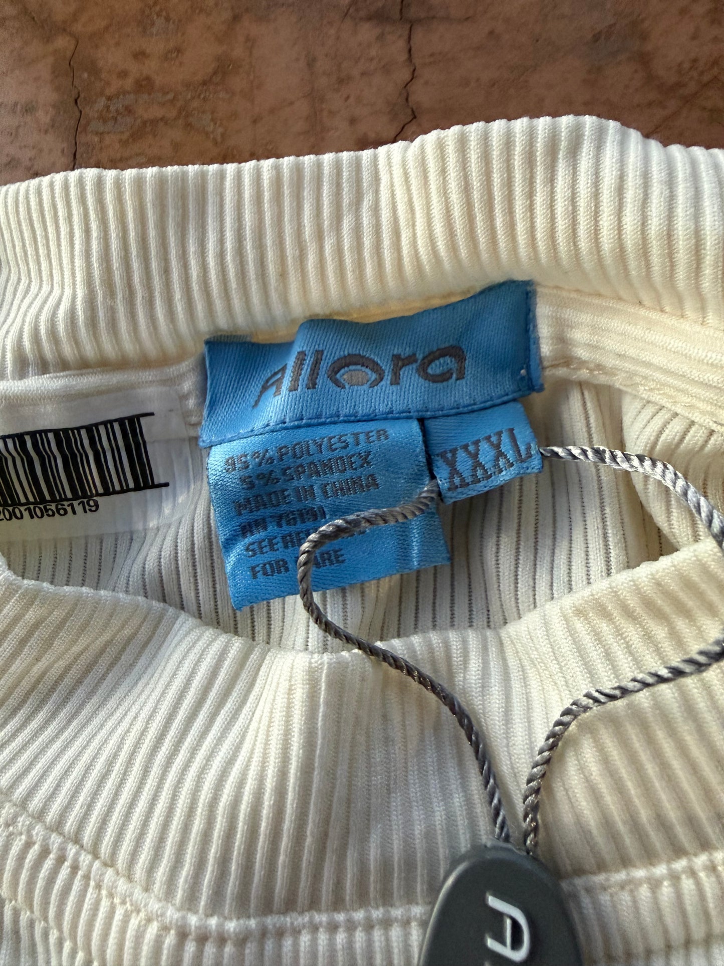Allora dress up sweater white polyester XXXL mens …
