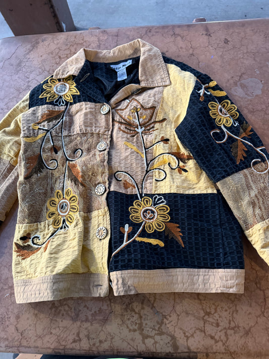 Indigo Moon jacket colorful light jacket  size XS …