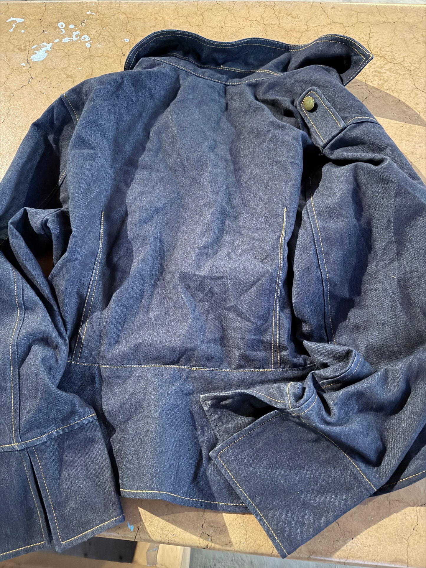 Levi’s denim jacket W work for the Weekend blue ladies size 16 sleeves with big cuffs …