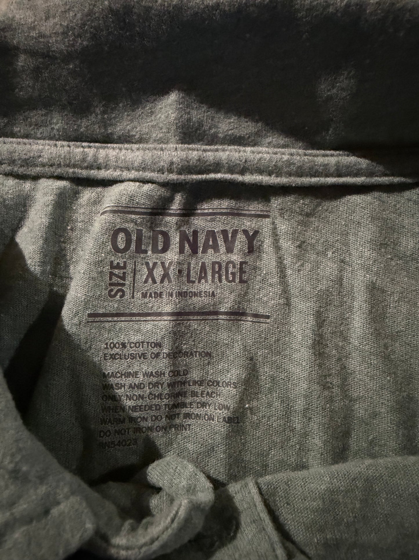 Old Navy tee shirt size XXL gray color plain shirt …
