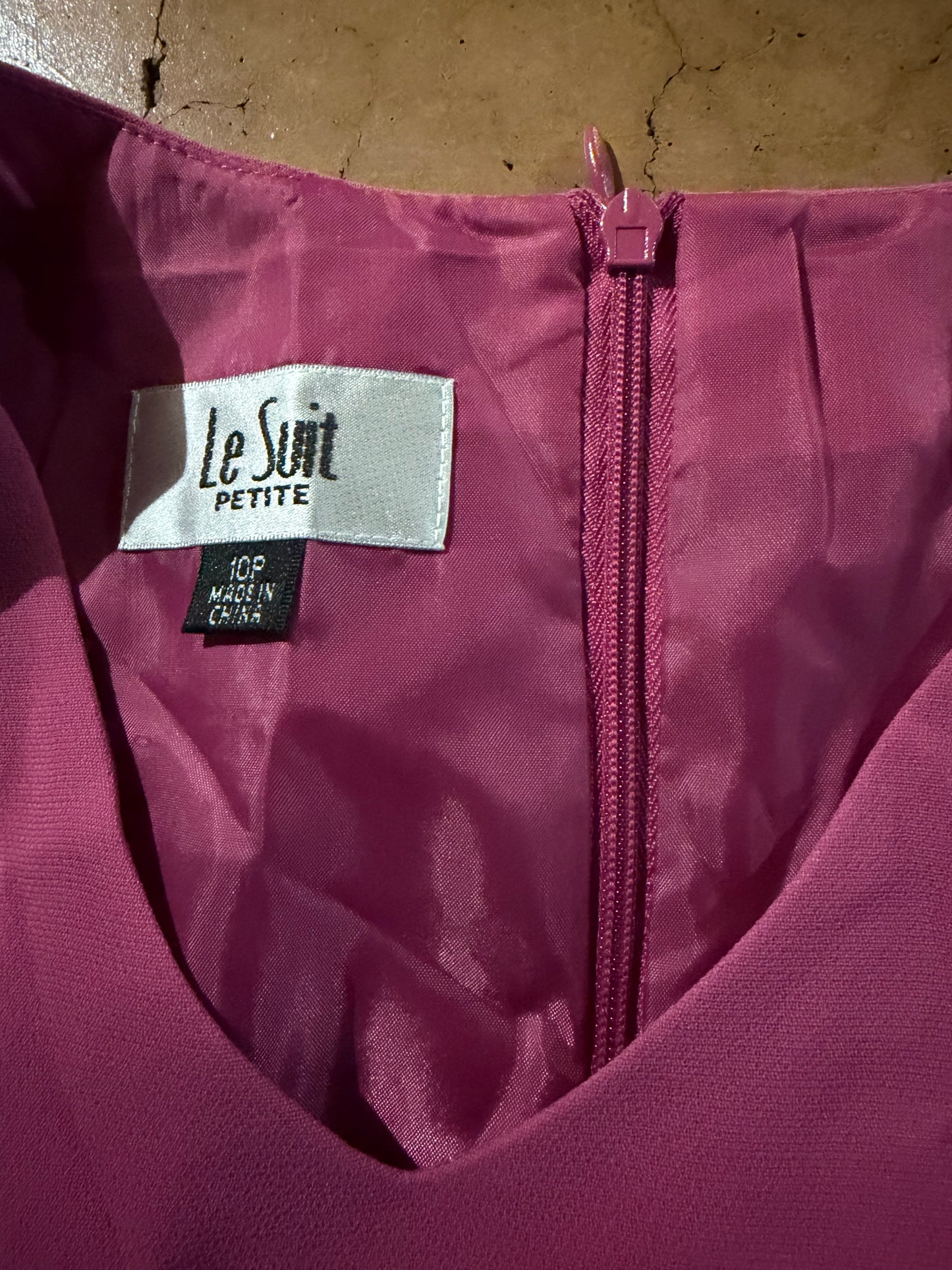 Le Suit Pink suit jacket and Vest size 10 petite …