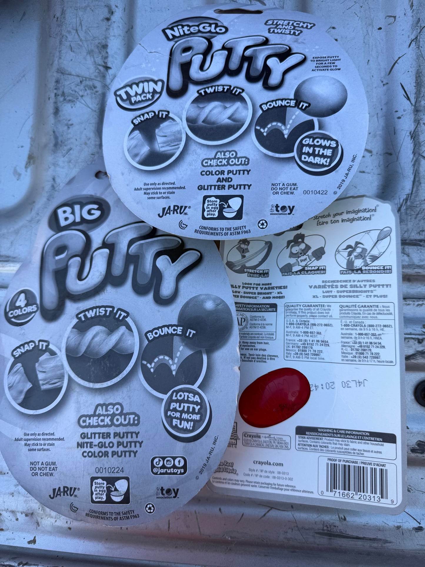 Silly putty big putty and night glow putty new all for one price …