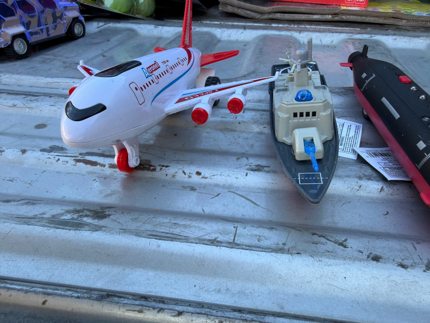 Rolling toy vehicles plane ship submarine new toys …