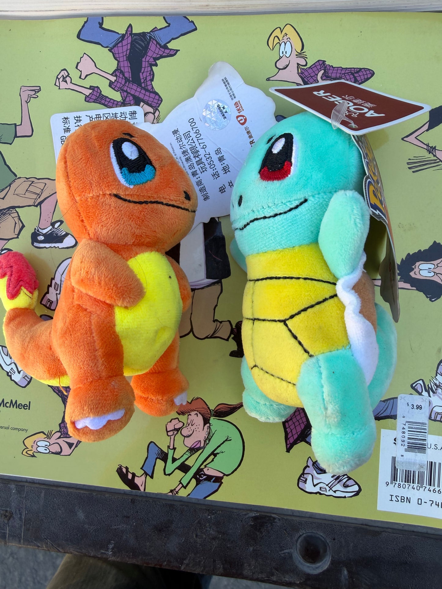 Pokémon plush stuffed toy small size 3 inch tall 2 each new…