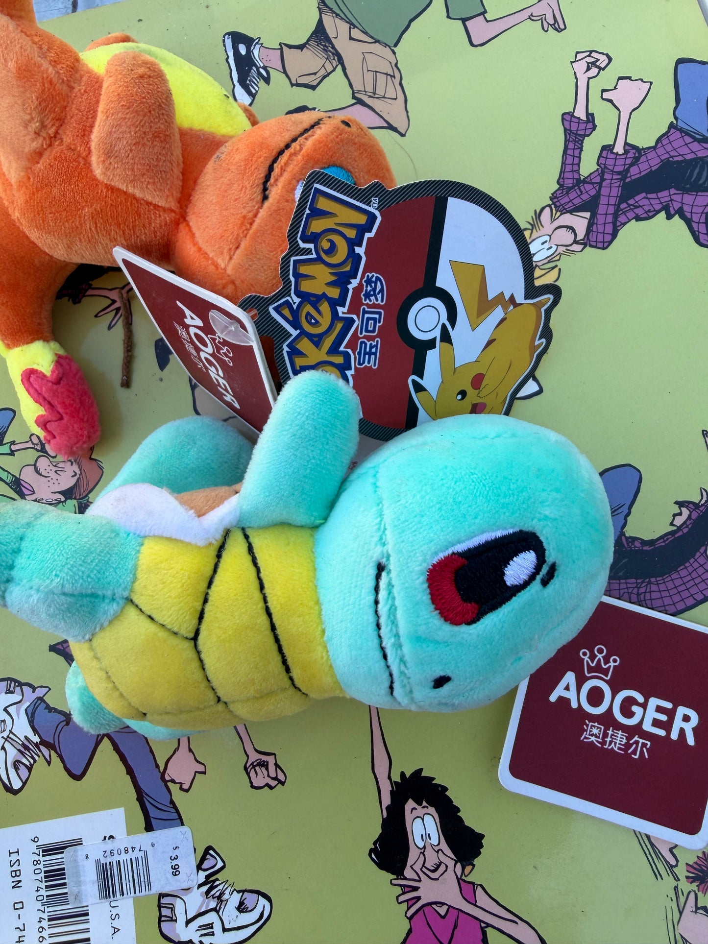Pokémon plush stuffed toy small size 3 inch tall 2 each new…