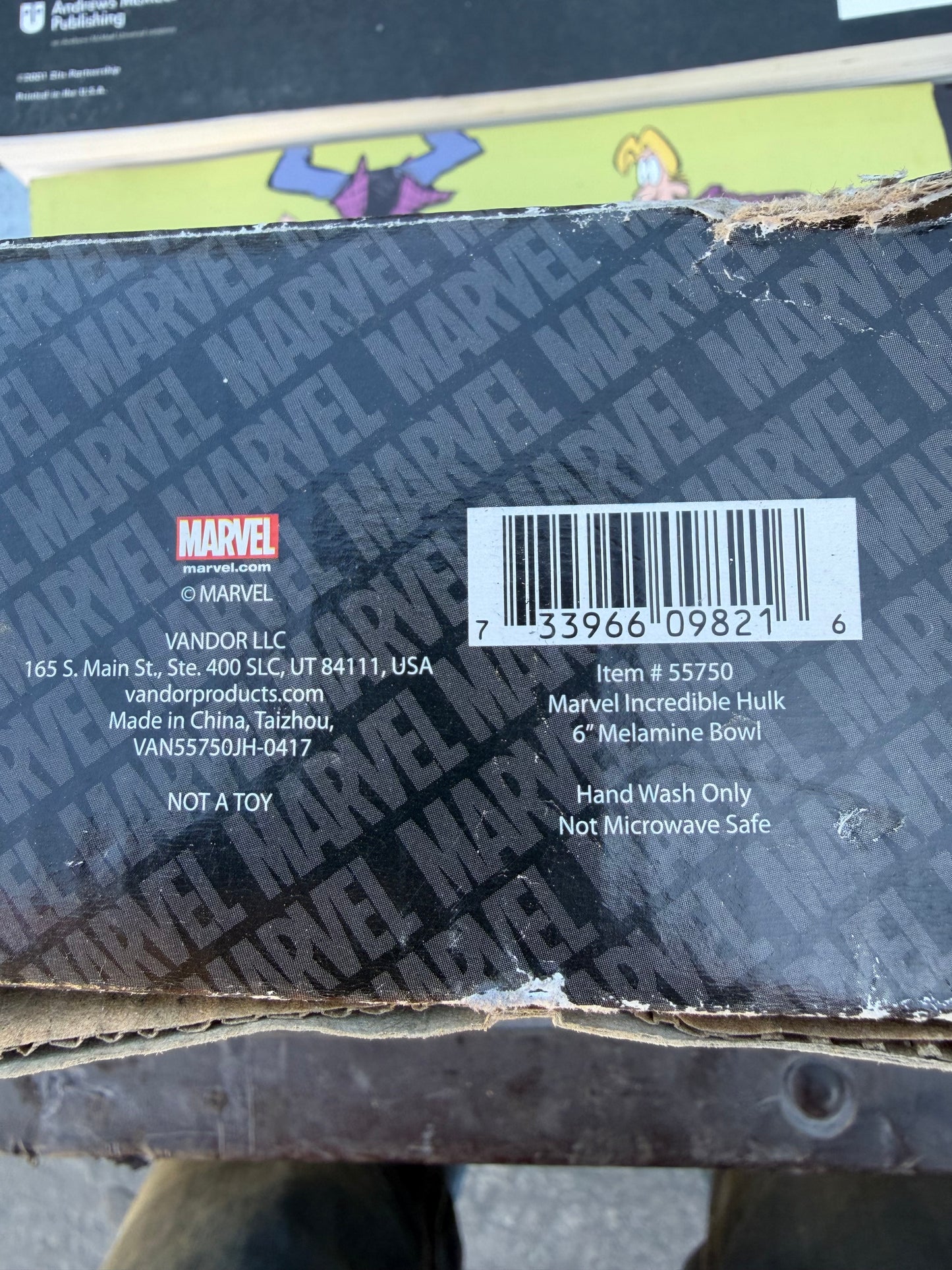 Marvel Comics the Hulk 6 inch bowl for kids green with hand …