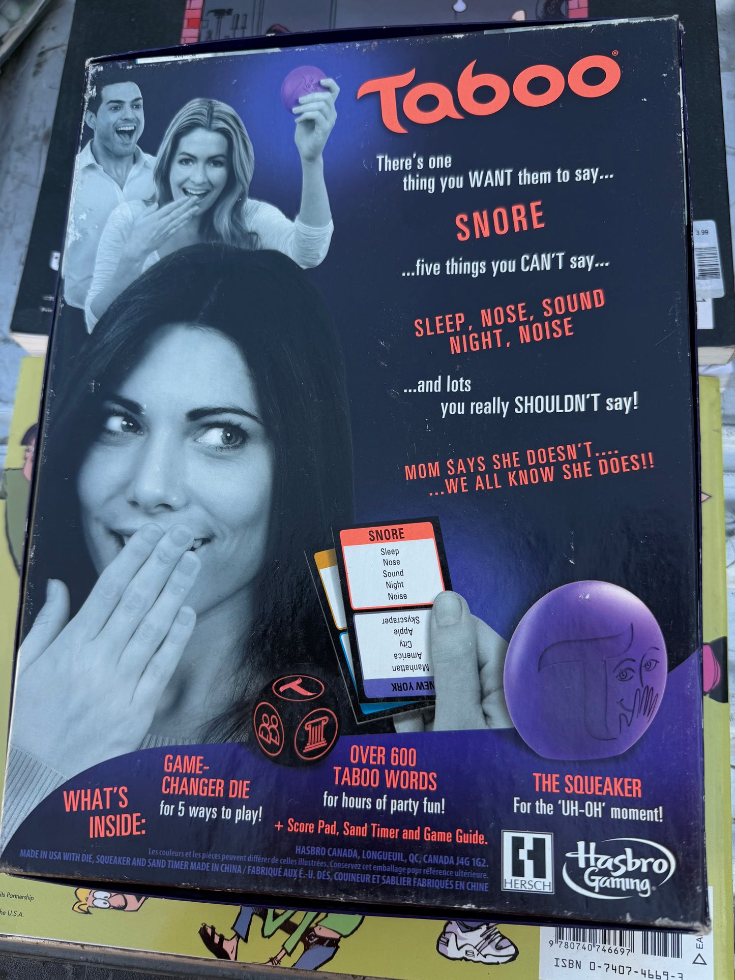 Taboo game for family by Hasbro the game of unspeakable fun…