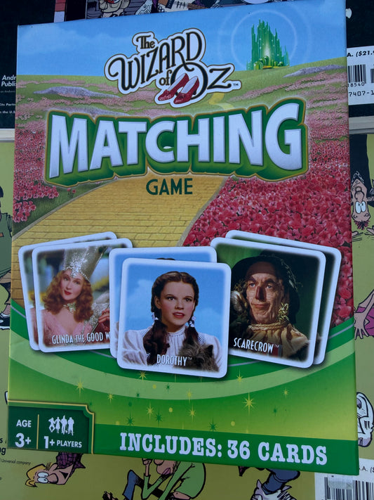 Wizard of Oz matching game color photo finish cards of OZ …