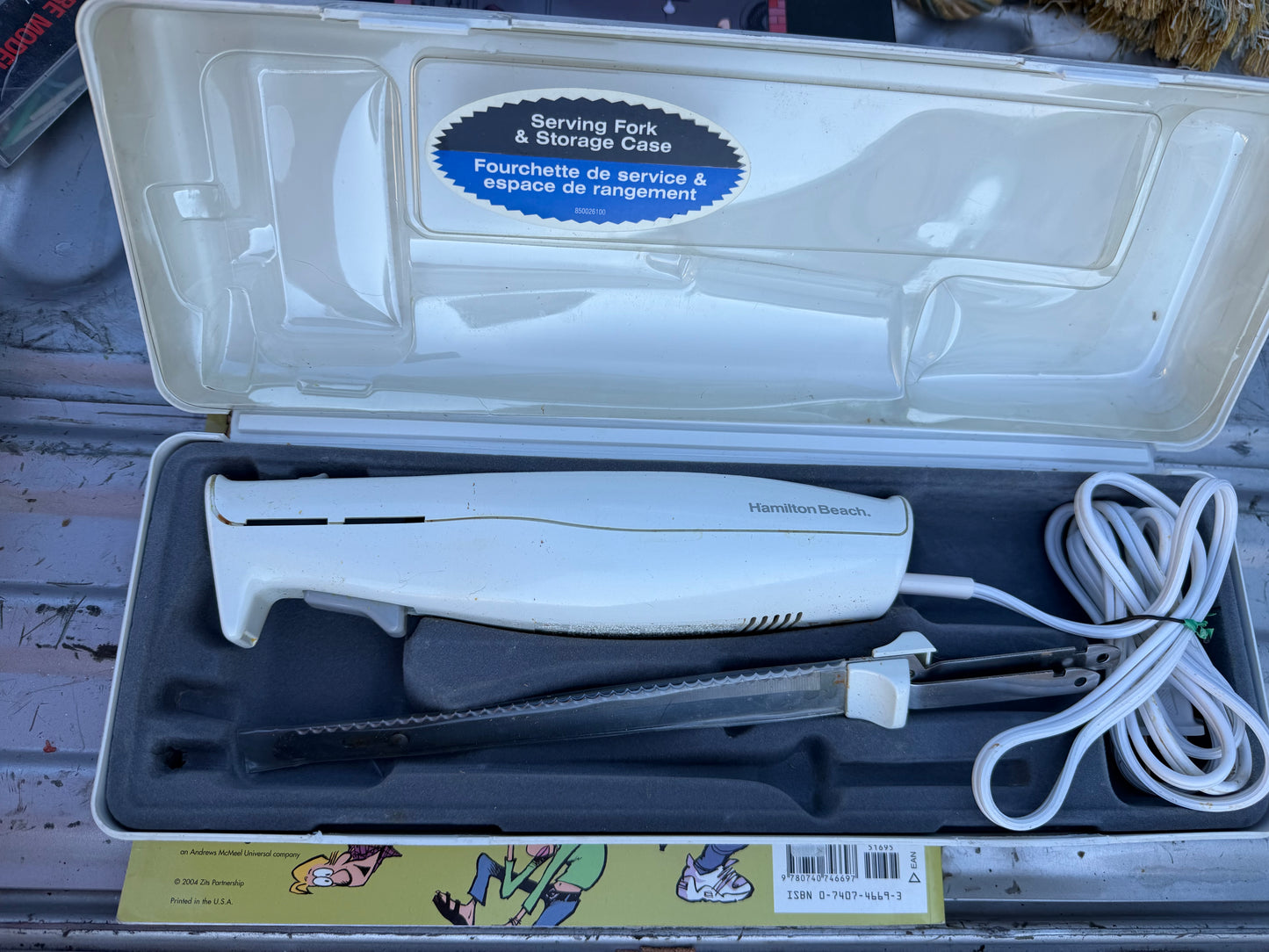 Hamilton Beach electric knife with case new corded…