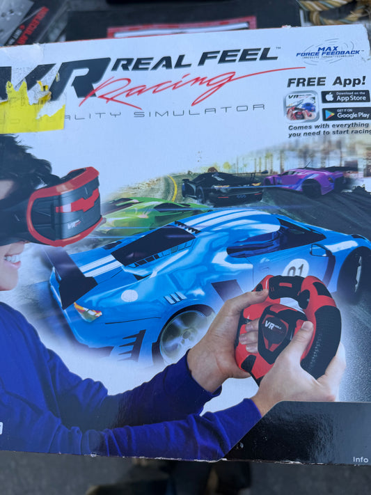 VR glasses Real Feel Racing car with joy stick wheel video game new …